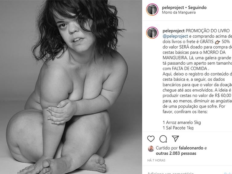 Juliana Caldas surge nua em ensaio fotográfico