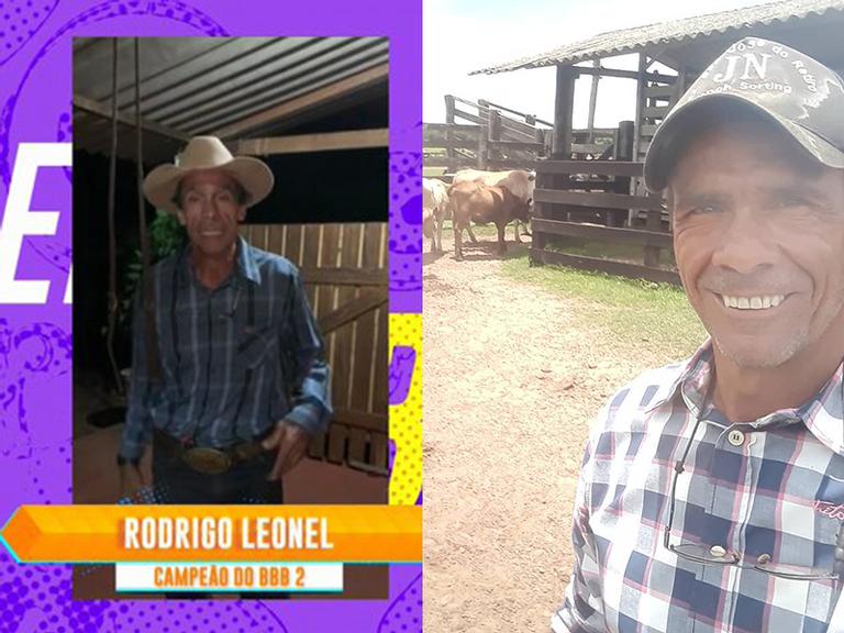 Ex-BBB Rodrigo Cowboy surge irreconhecível na Globo