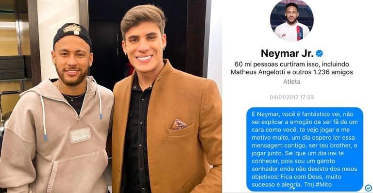 Tiago Ramos é fã de Neymar