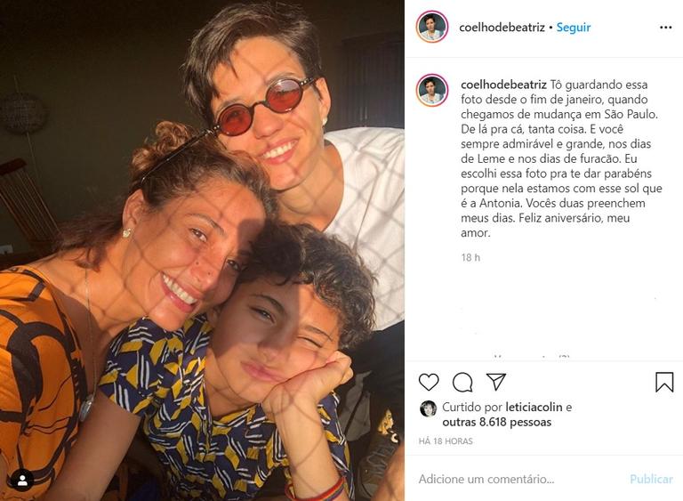 Camila Pitanga ganha homenagem da namorada em seu aniversário 