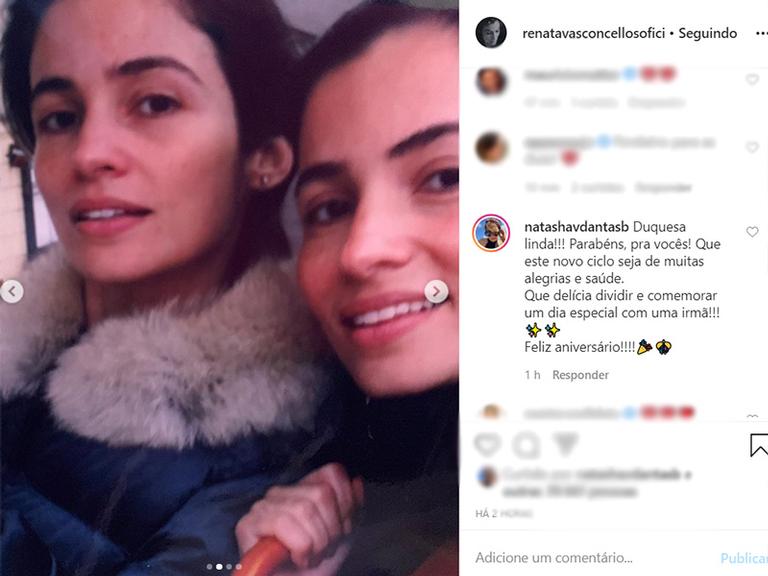 Natasha Dantas manda recado para Renata Vasconcellos