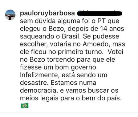 Paulo Barbosa, pai de Marina Ruy Barbosa