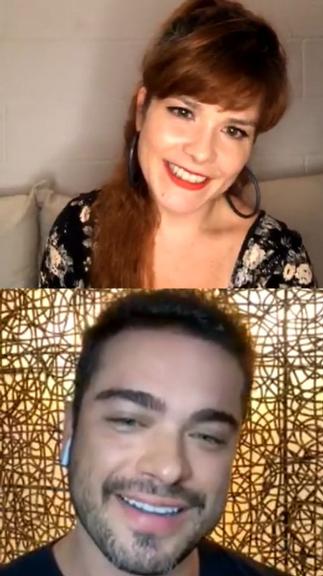 Em live, Samara Felippo fala sobre fim de namoro com Sidney Sampaio