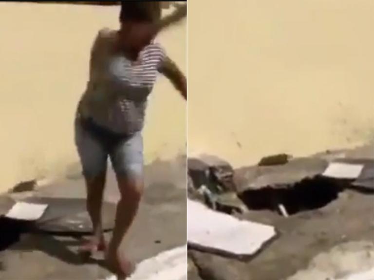 Rato invade reportagem ao vivo da Globo e mulher sai correndo