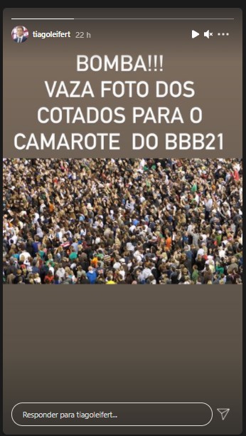 Tiago Leifert ironiza suporta lista de participantes do BBB21 