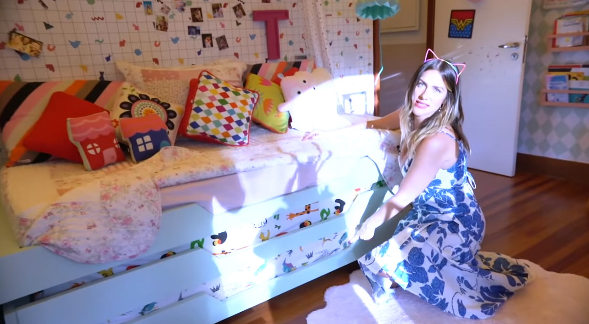 Giovanna Ewbank mostra o quarto da filha, Titi