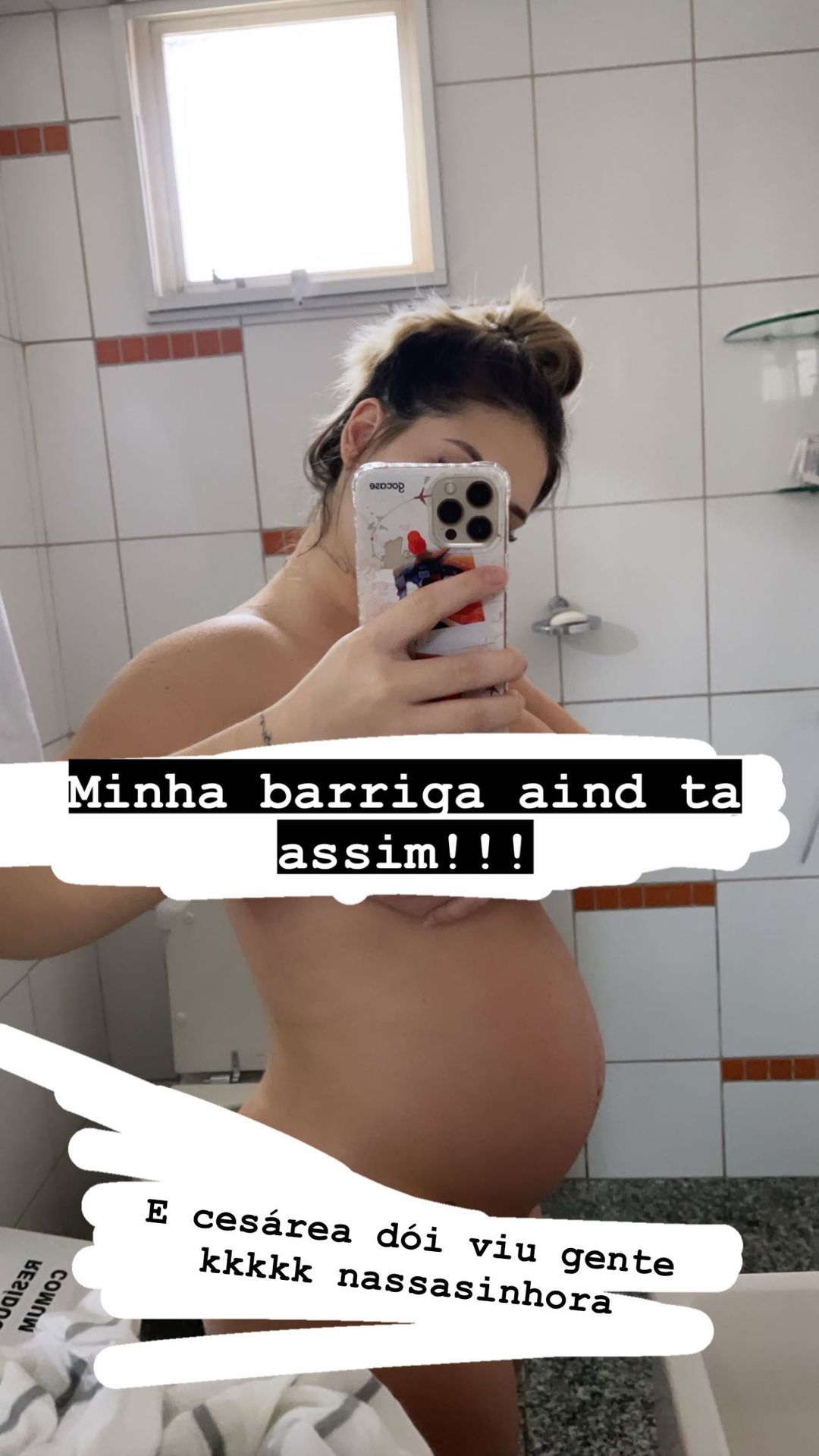 Virginia Fonseca mostra sua barriga pós-parto