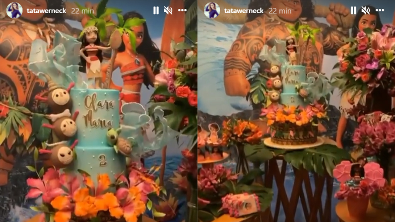 Tata Werneck mostra a festa de aniversário da filha