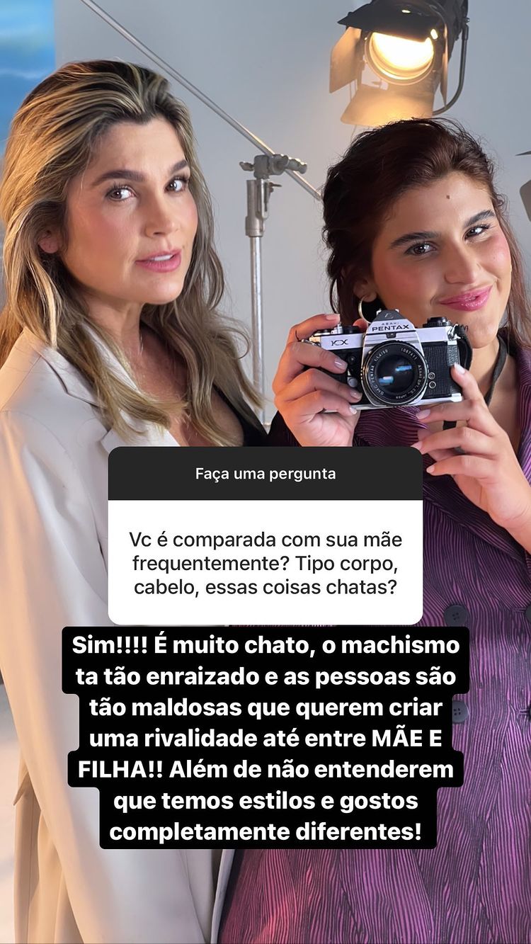 Giulia Costa e Flávia Alessandra posam juntas no Instagram