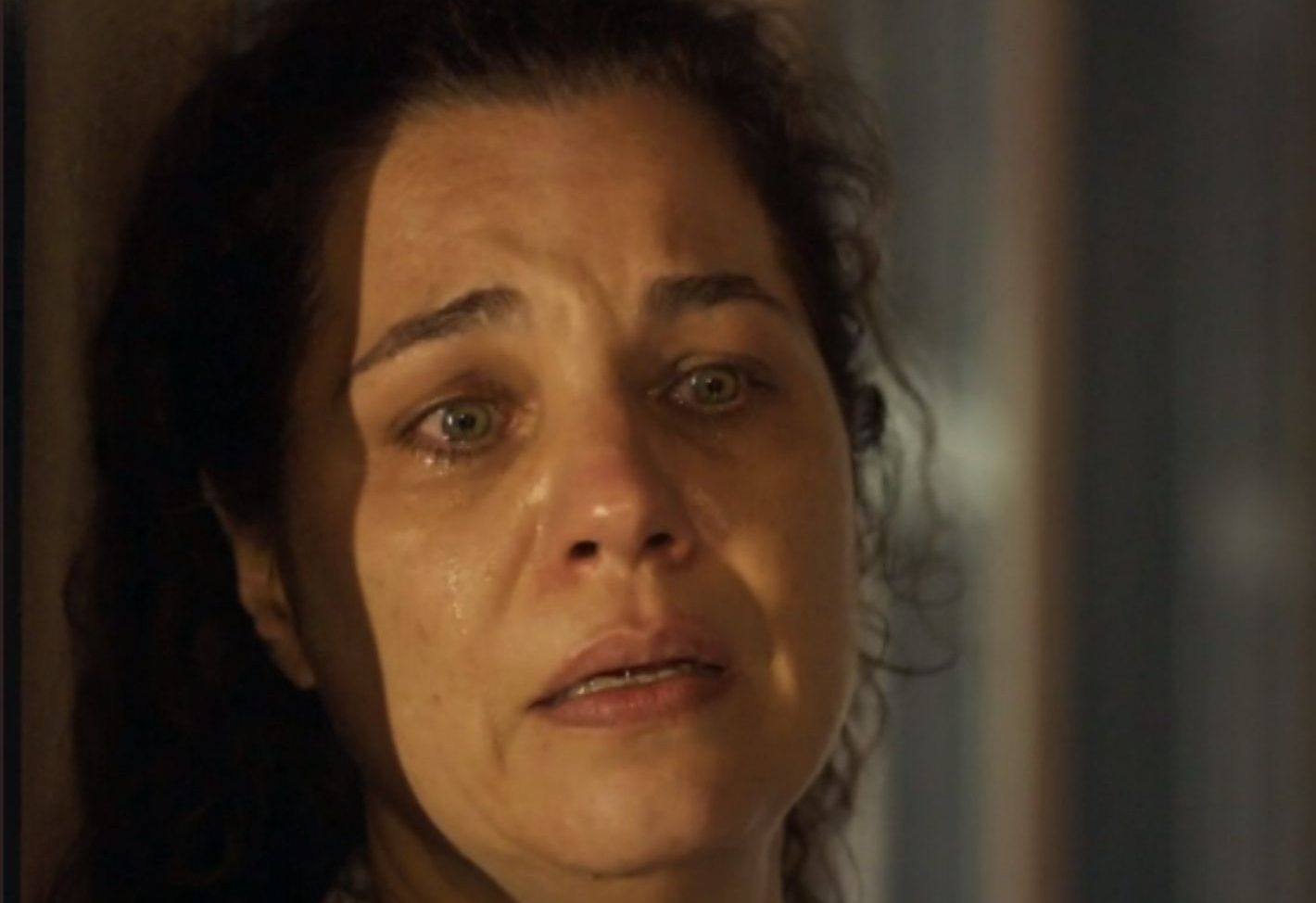 Maria Bruaca (Isabel Teixeira) em 'Pantanal'. Reprodução/Globo