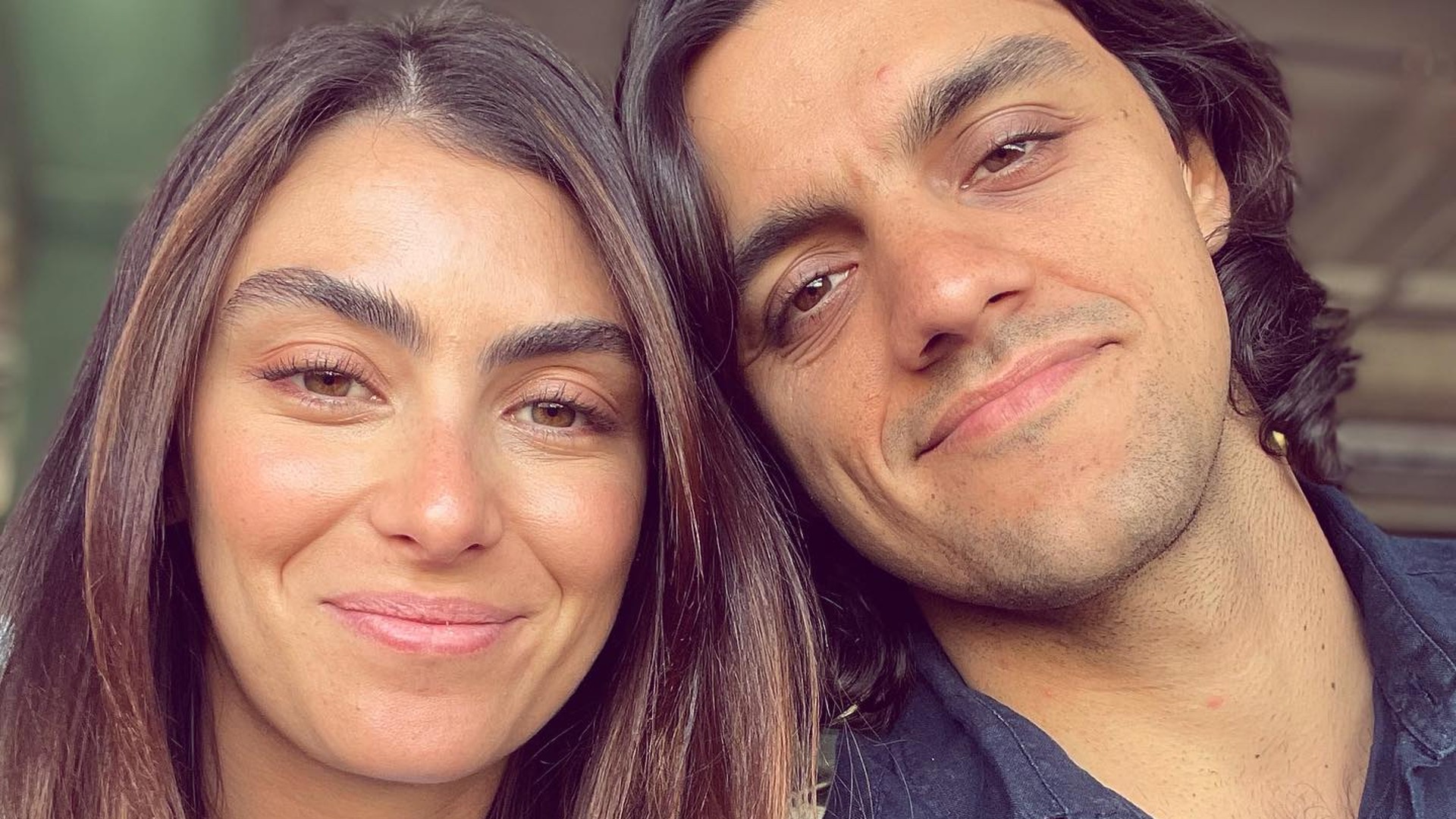 Mariana Uhlmann e o marido, Felipe Simas