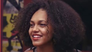 Jessi renovou o penteado (Reprodução/TV Globo)