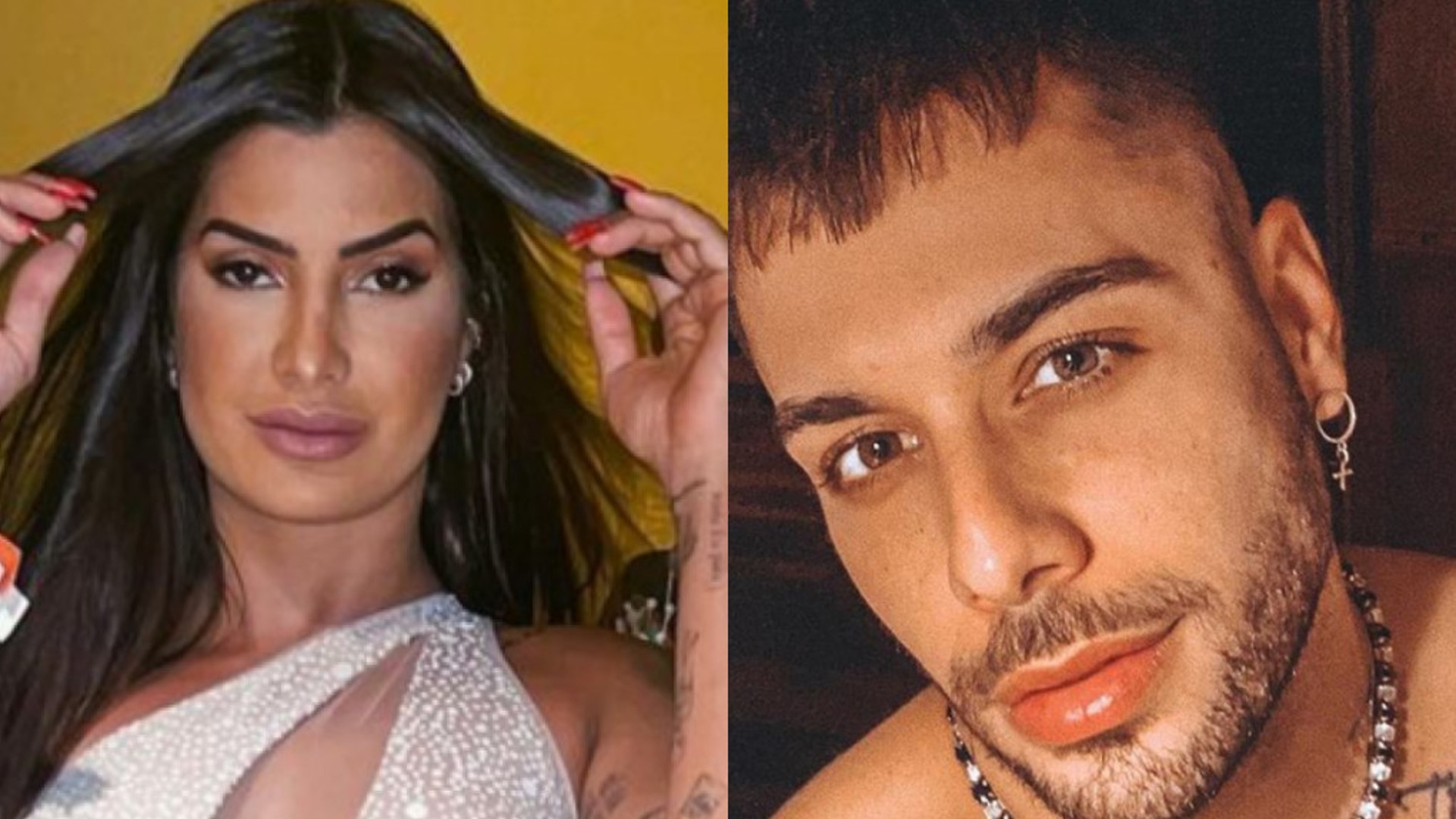 Marina Ferrari e Gui Araujo