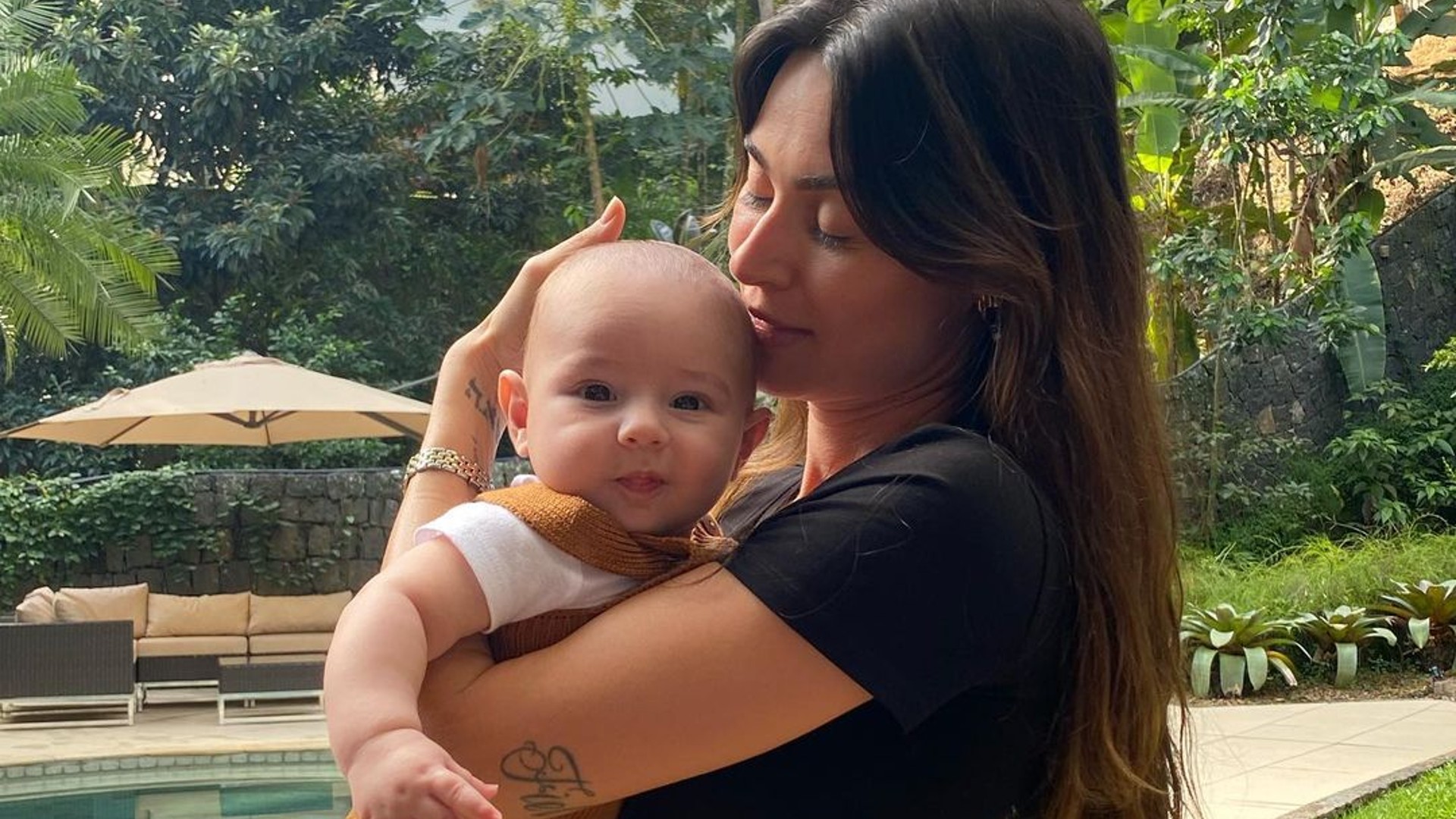 Thaila Ayala e filho, Francisco