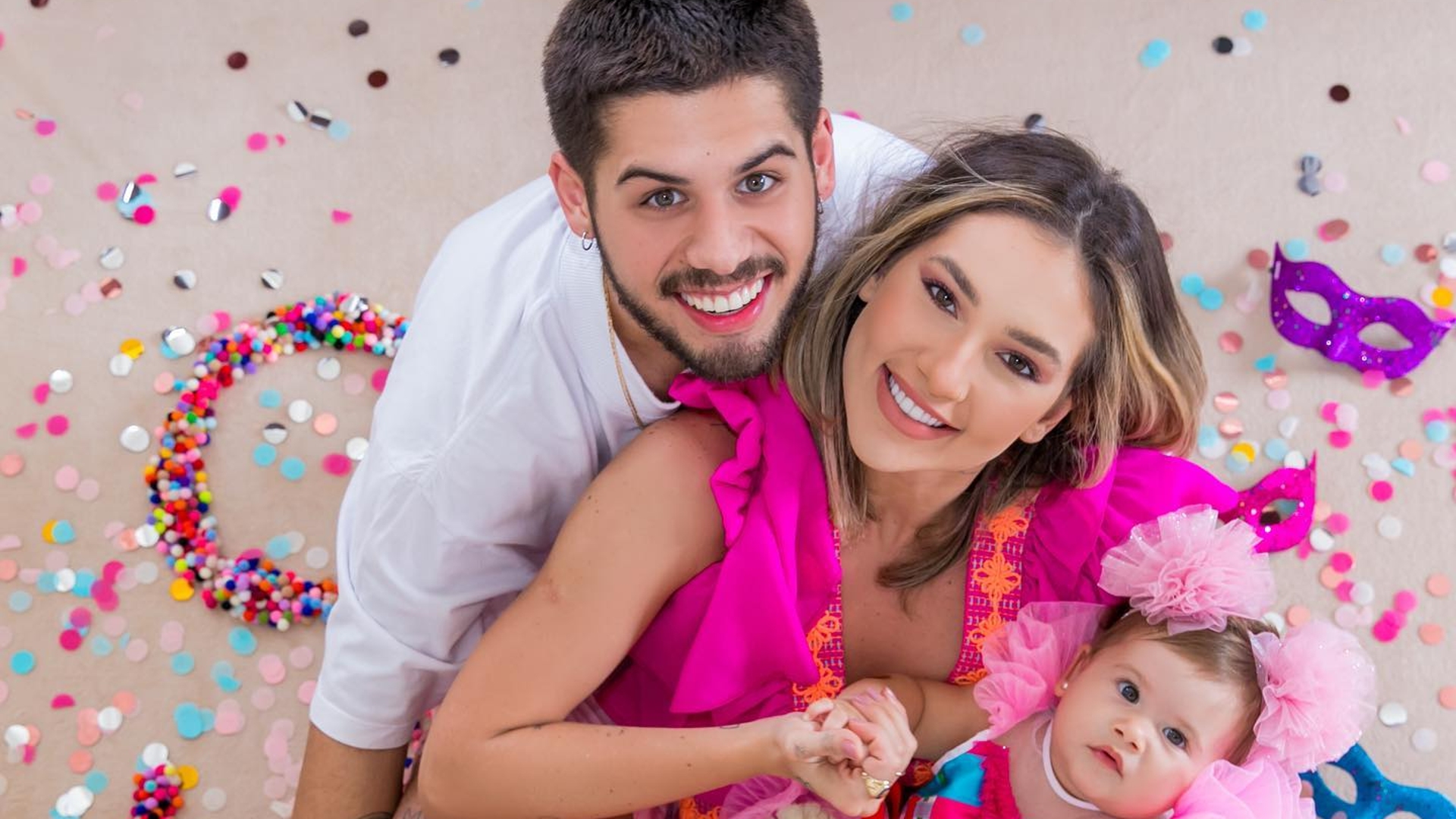 Virginia, Zé Felipe e Maria Alice - Créditos: Reprodução/ Instagram