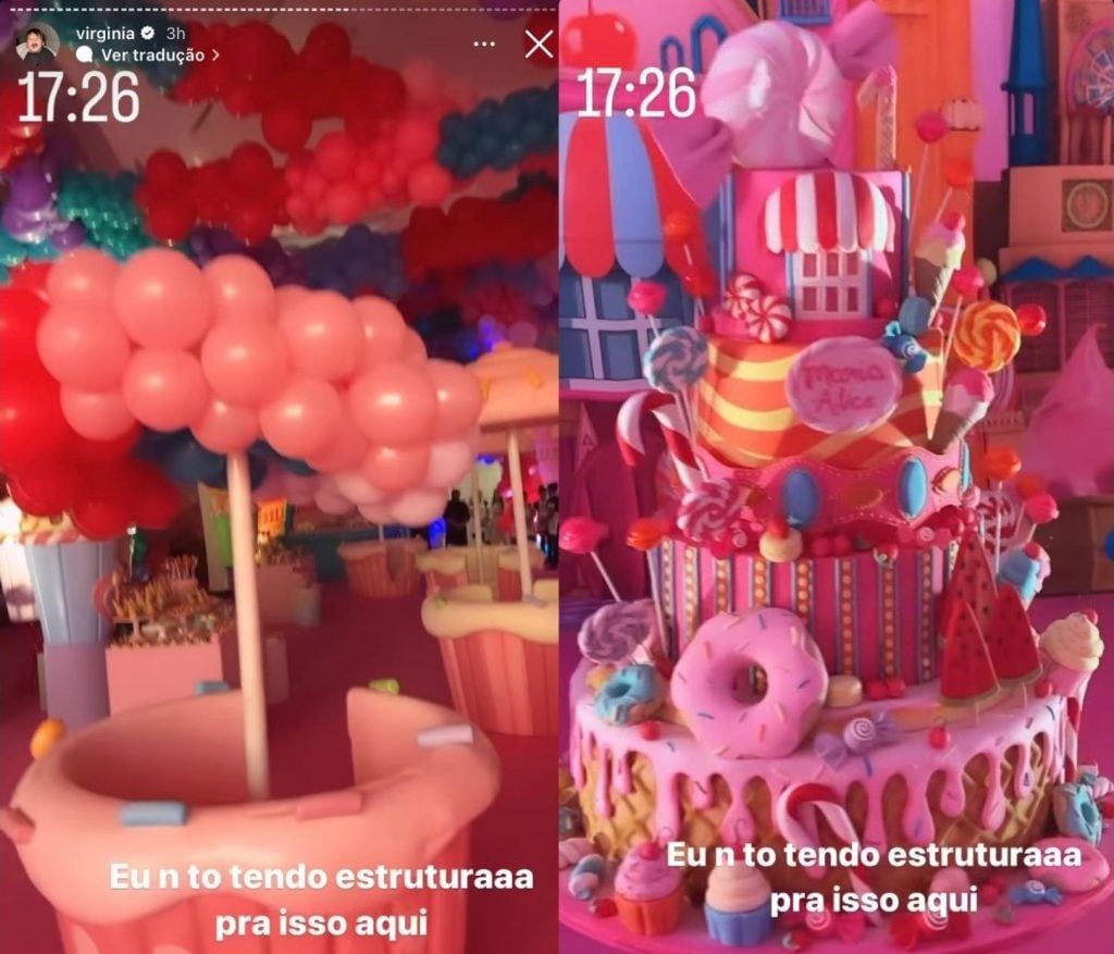 Virginia Fonseca mostra detalhes da festa de um ano da filha, Maria Alice (Reprodução/Instagram)