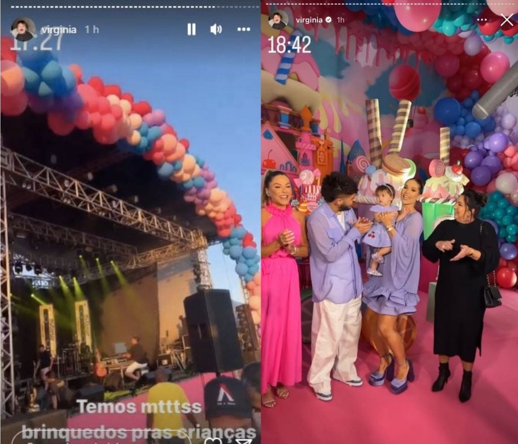 Virginia Fonseca mostra detalhes da festa de um ano da filha, Maria Alice (Reprodução/Instagram)