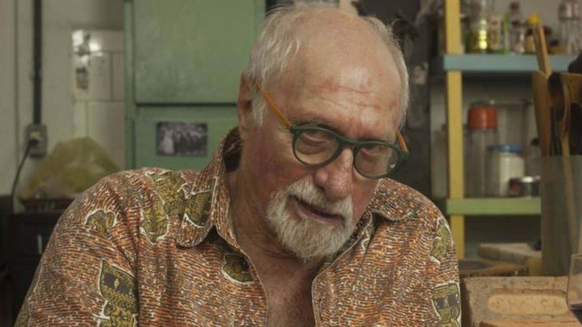 Paulo César Pereio. Reprodução/TV Globo