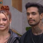 Brenda Paixão e Matheus Sampaio no Power Couple (Reprodução/PlayPlus)