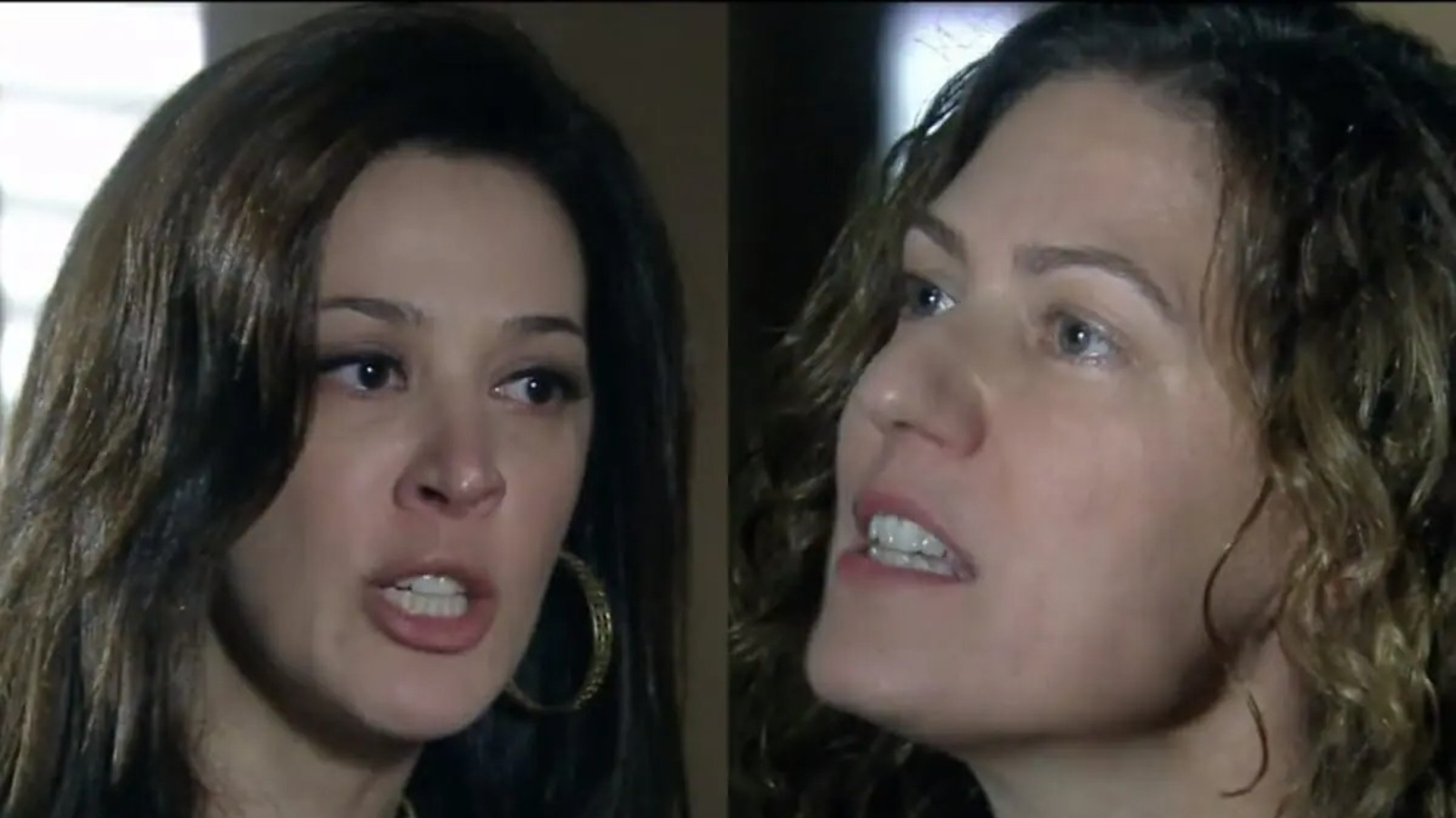 Donatela (Claudia Raia) e Flora (Patricia Pillar) - Créditos: Reprodução/ Globo