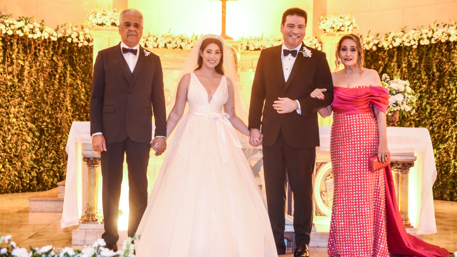 Jorge Abrão e Isabella Morais