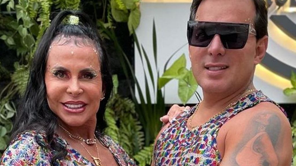 Gretchen e marido, Esdras de Souza