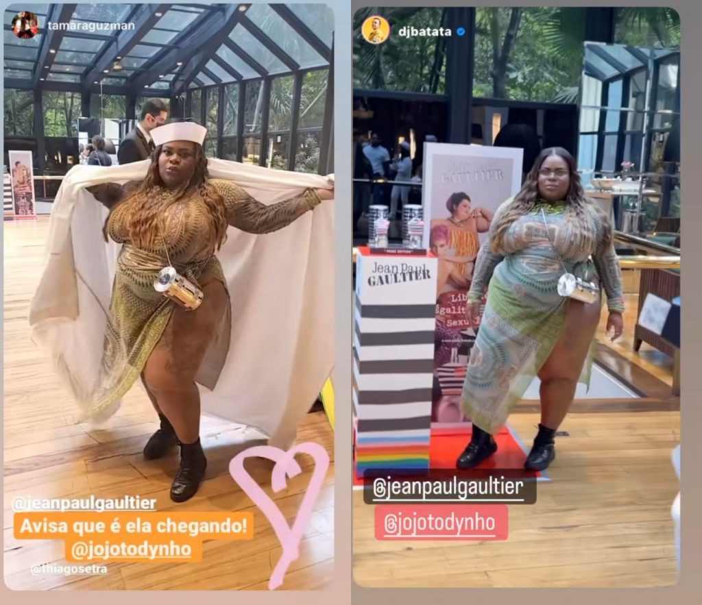 Na Parada do Orgulho LGBT+, Jojo Todynho exibe corpão ao usar look com fenda profunda