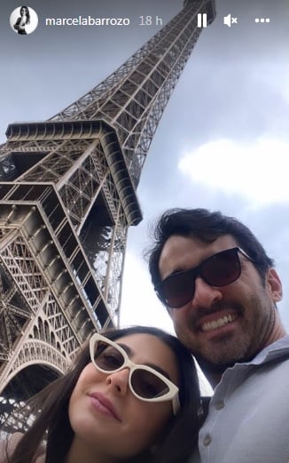 Marcela e o marido (Reprodução/Instagram)