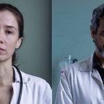 Doutora Carolina (Marjorie Estiano) e Doutor Décio (Bruno Garcia)