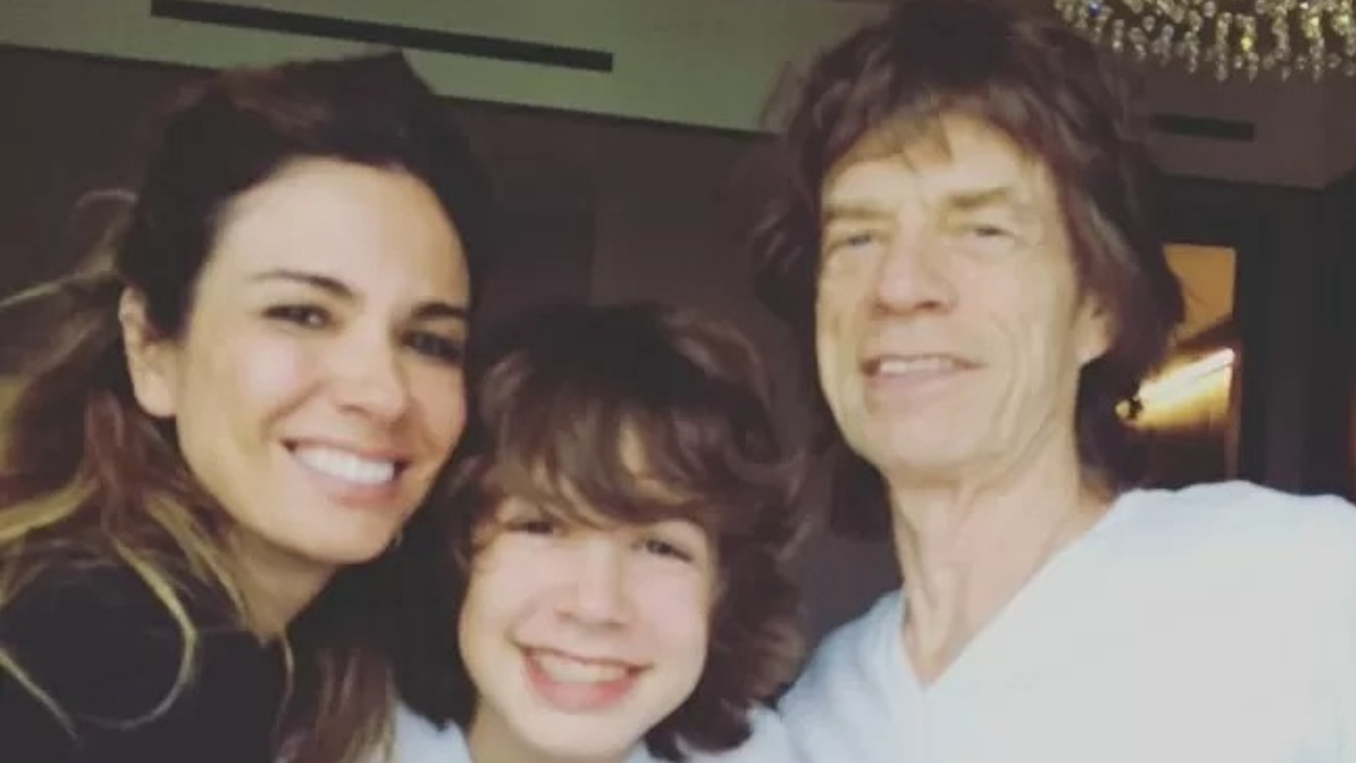 Luciana Gimenez, Lucas Jagger e Mick Jagger - Créditos: Reprodução/ Instagram