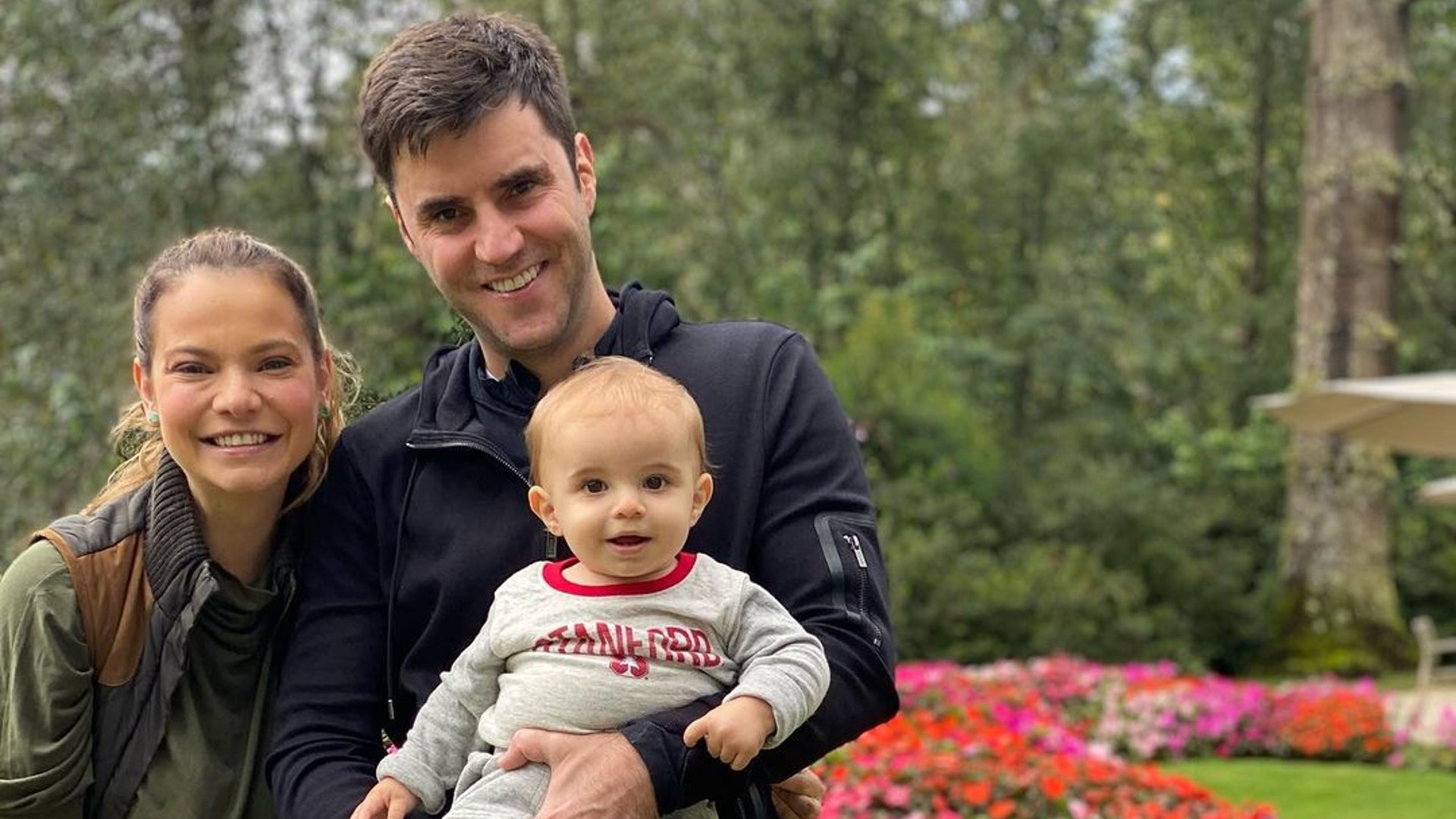 Milena Toscano e Pedro Ozores com o filho caçula, Francisco