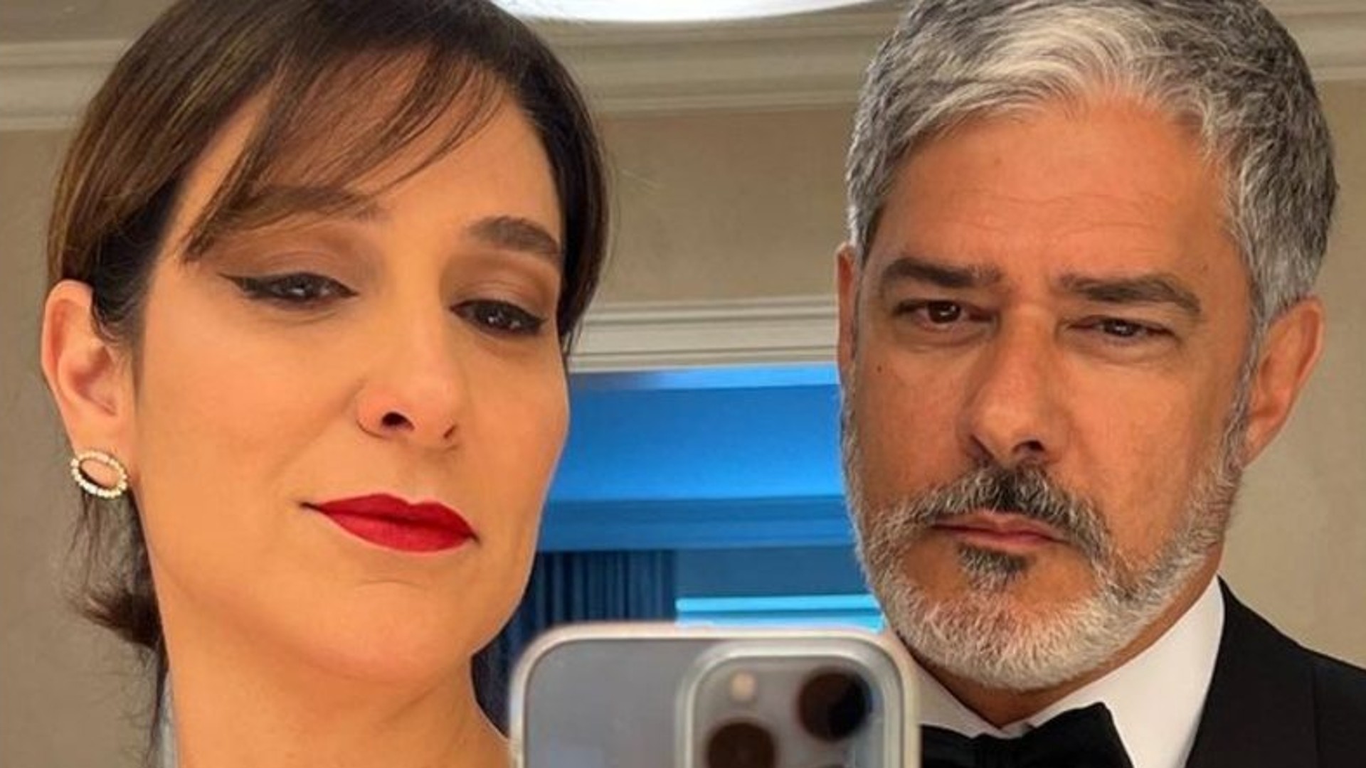 Natasha Dantas e William Bonner