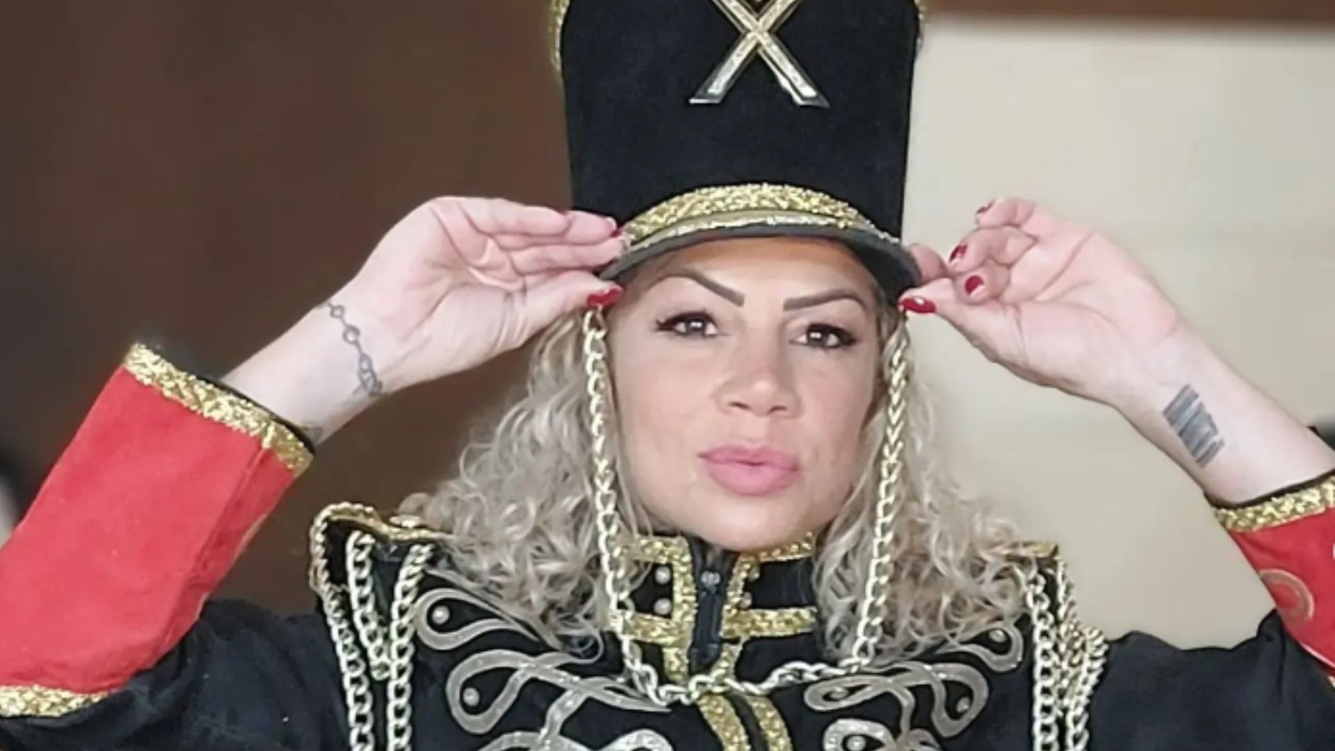Catia Paganote, a Paquita Miuxa. Reprodução/Instagram