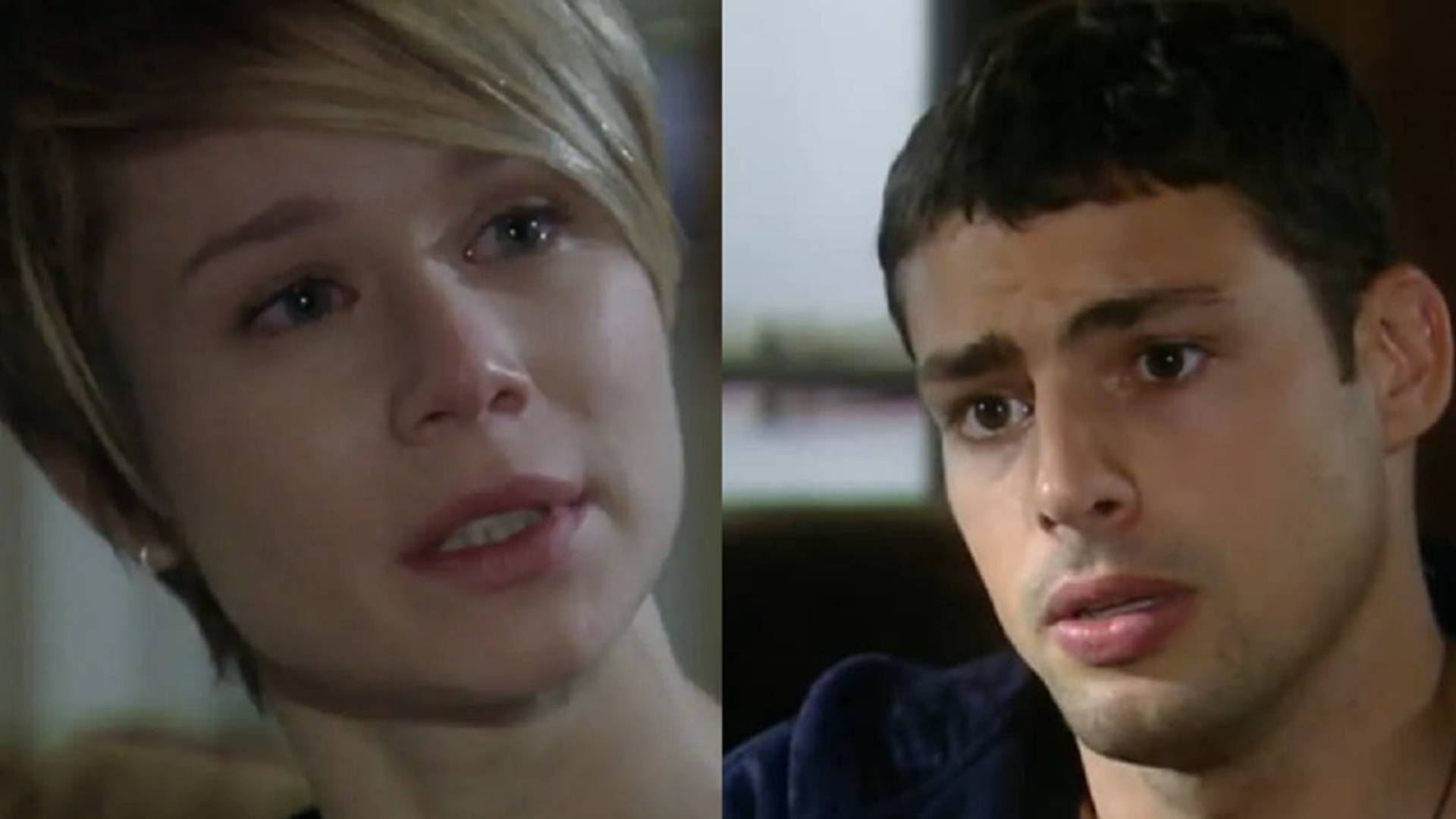 Lara (Mariana Ximenes) e Halley (Cauã Reymond) em A Favorita - Créditos: Reprodução/ Globo