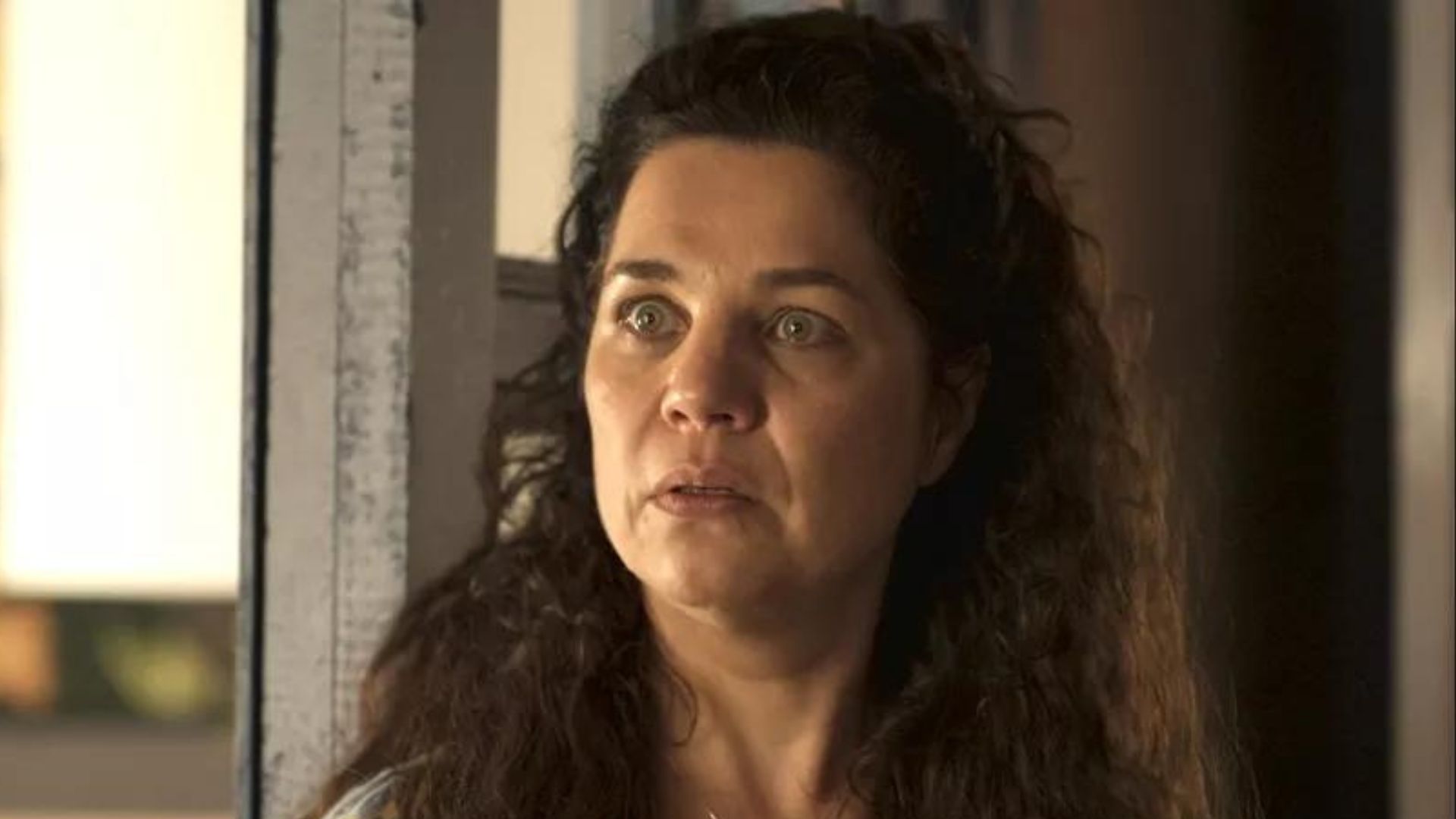 Maria Bruaca (Isabel Teixeira) em 'Pantanal'. Foto: Reprodução/Globo