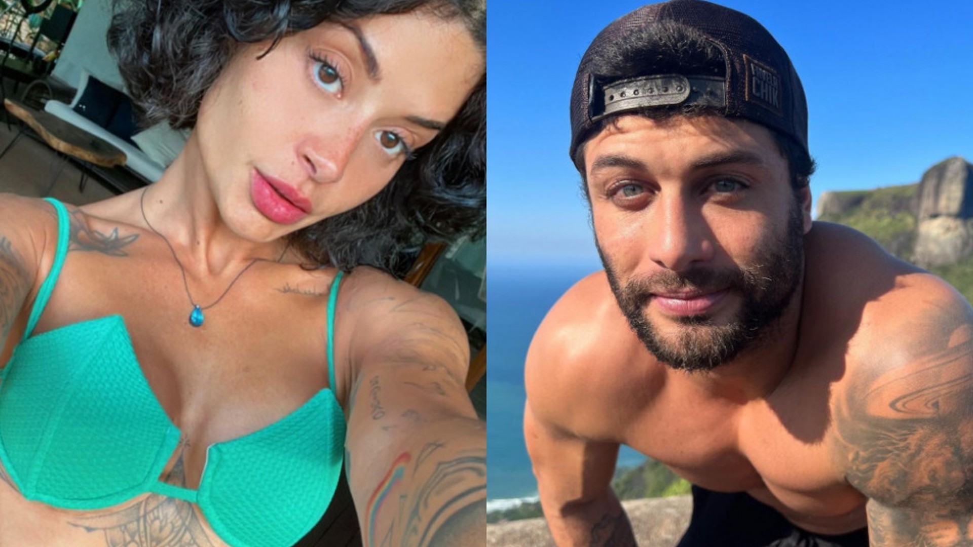Aline Campos e Jesus Luz