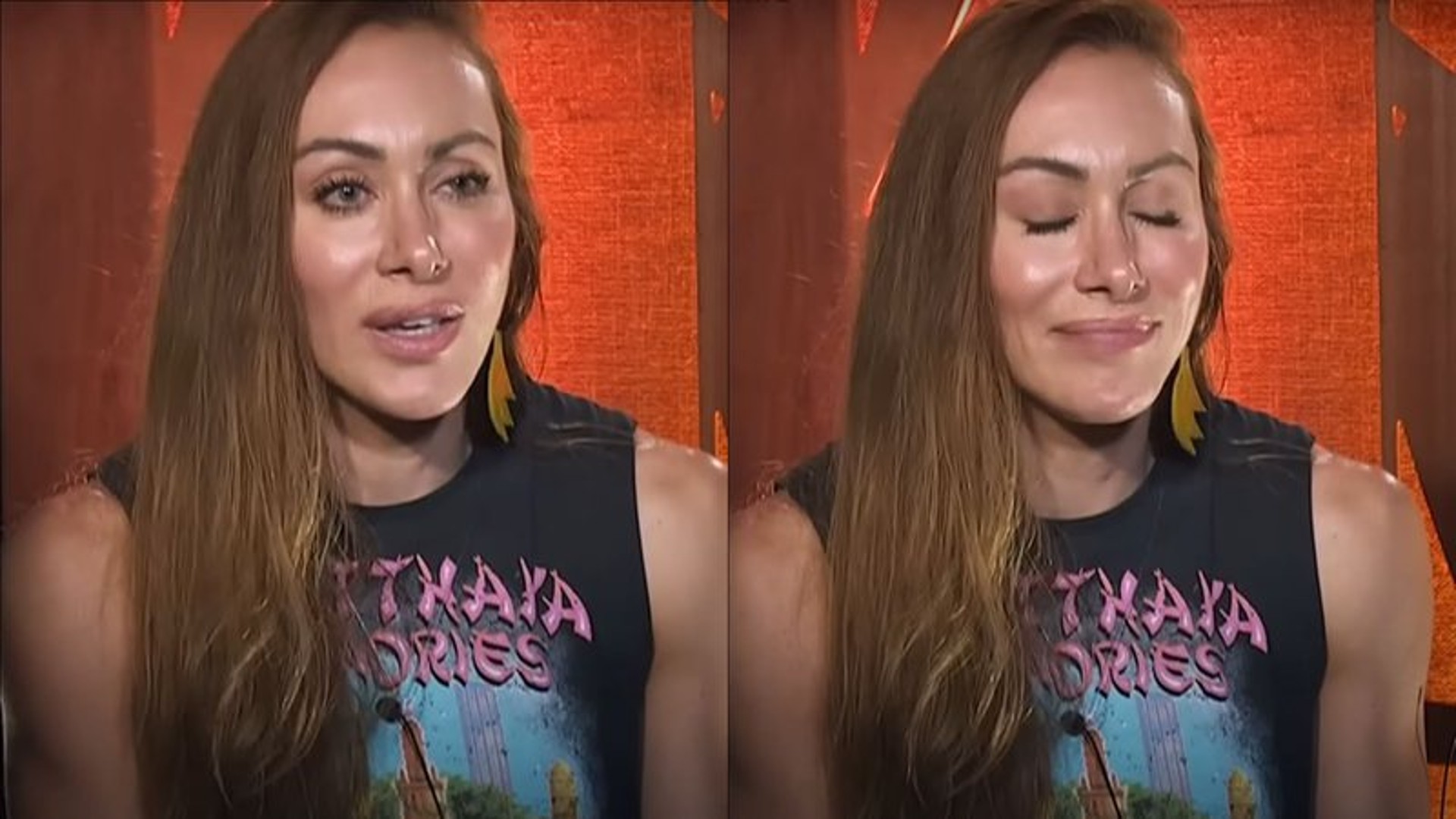 Aline Dahlen desiste da 'Ilha Record' (Reprodução/Record TV)