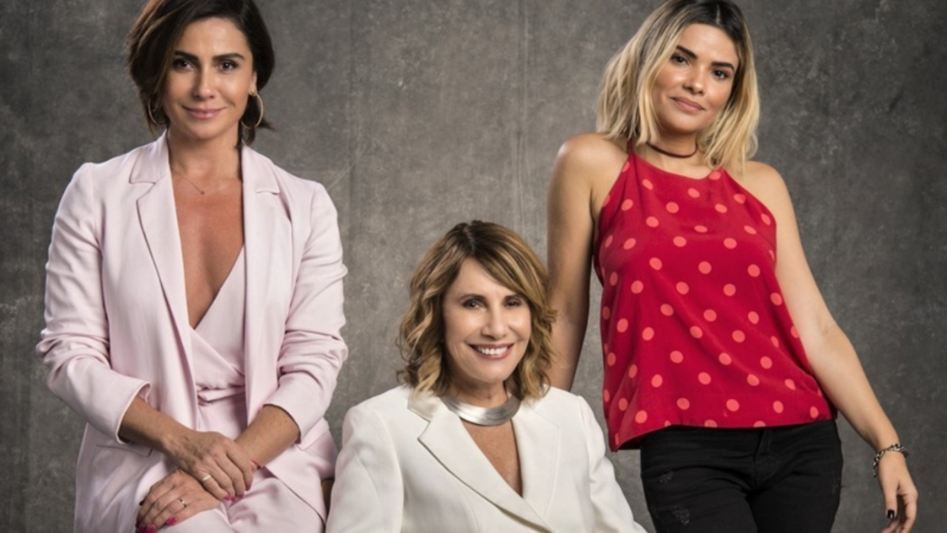 Lívia (Giovanna Antonelli), Stella (Renata Sorrah) e Cléo (Vanessa Giácomo) em "Filhas de Eva"