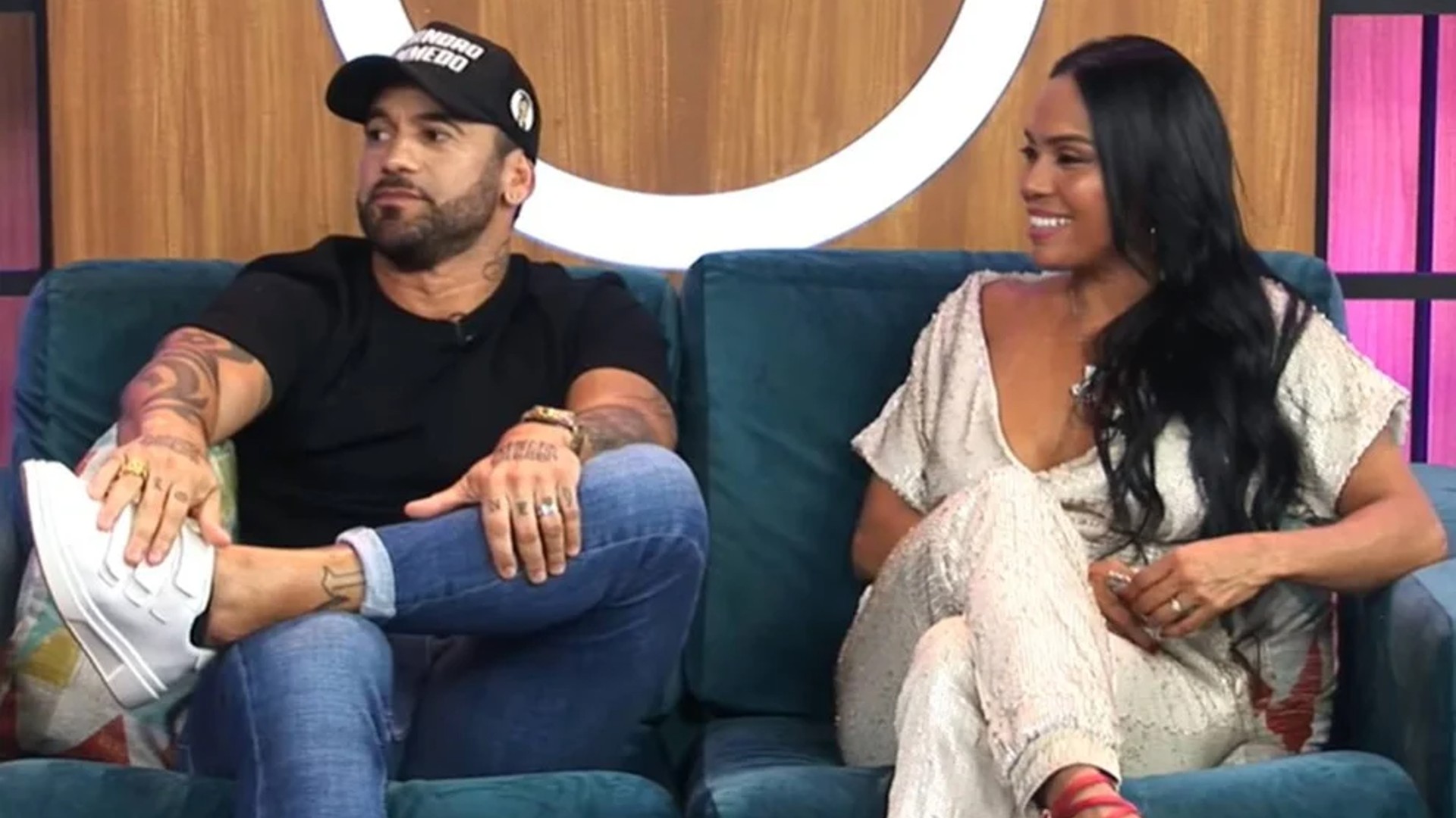 Hadballa e Eliza fora do Power Couple (Reprodução/Record TV)