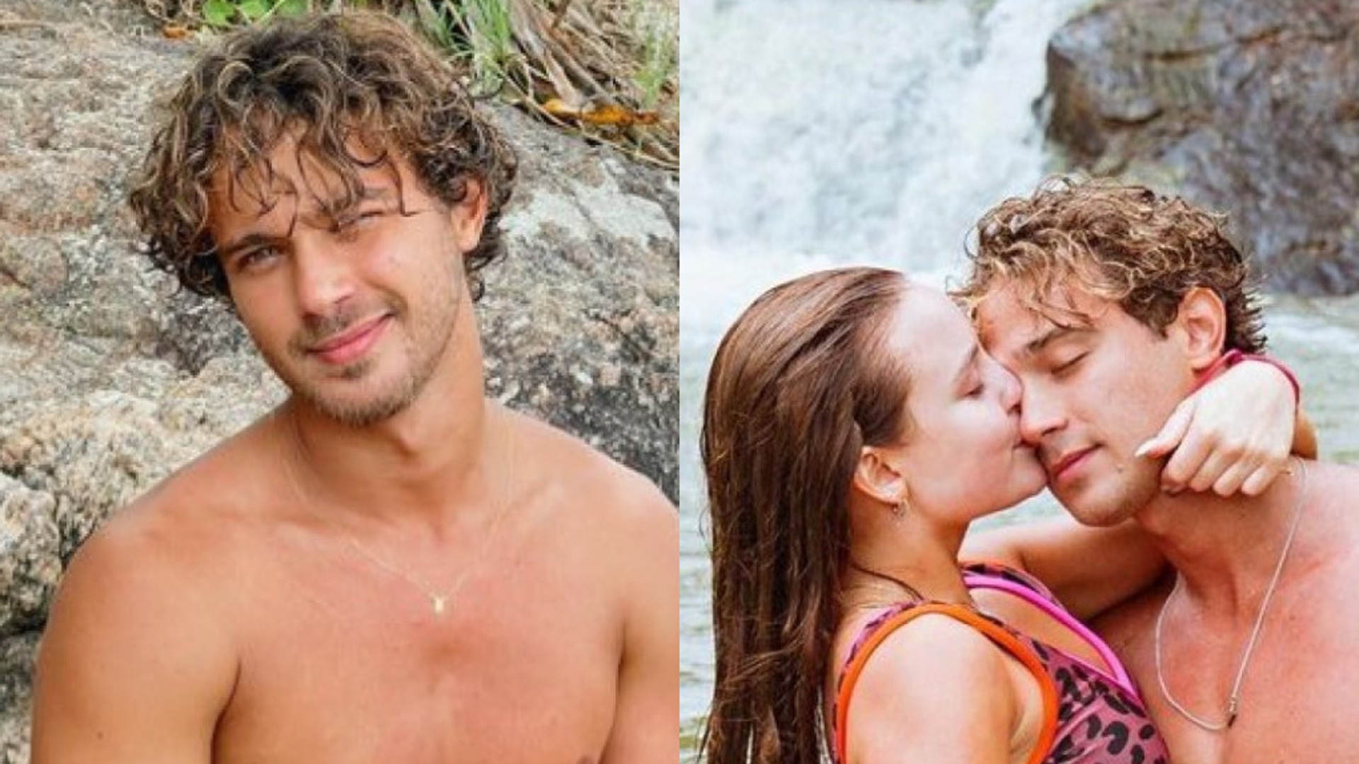André Luiz Frambach e Larissa Manoela
