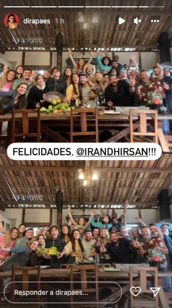 Elenco de 'Pantanal' celebra aniversário de Irandhir Santos (Reprodução/Instagram)