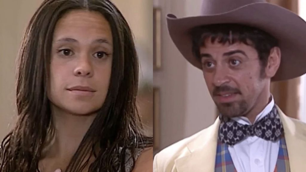 Lindinha e Januário em 'O Cravo e a Rosa' (Reprodução/TV Globo)
