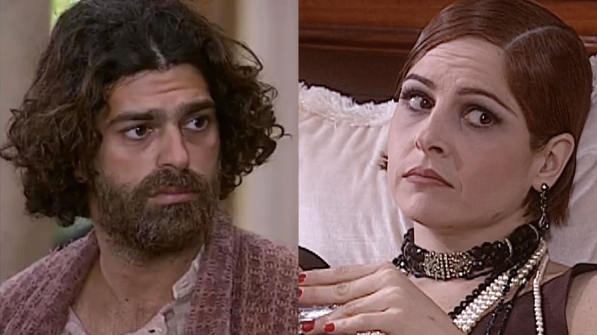 Petruchio e Marcela em 'O Cravo e a Rosa' (Reprodução/TV Globo)