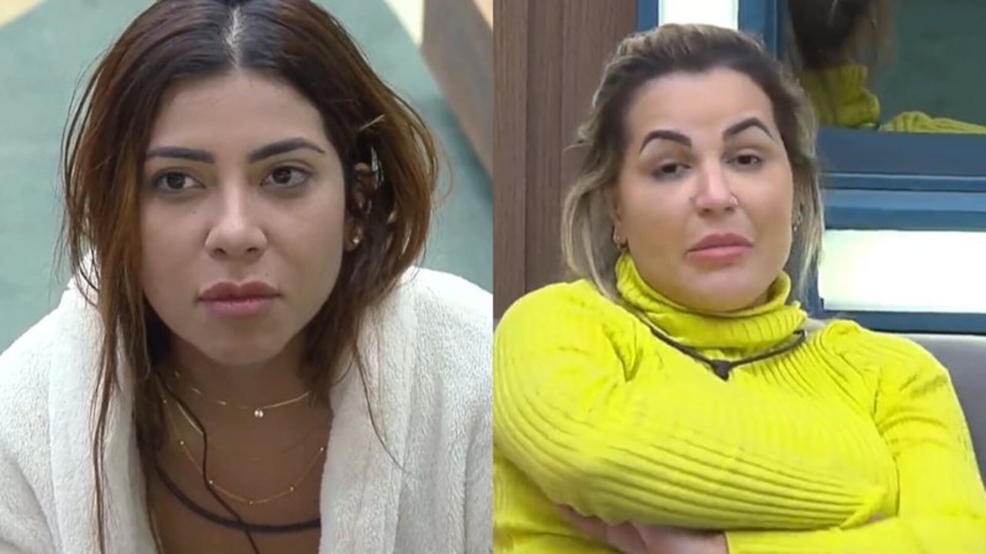 Ingrid e Deolane em 'A Fazenda' (Foto: Divulgação/Record)