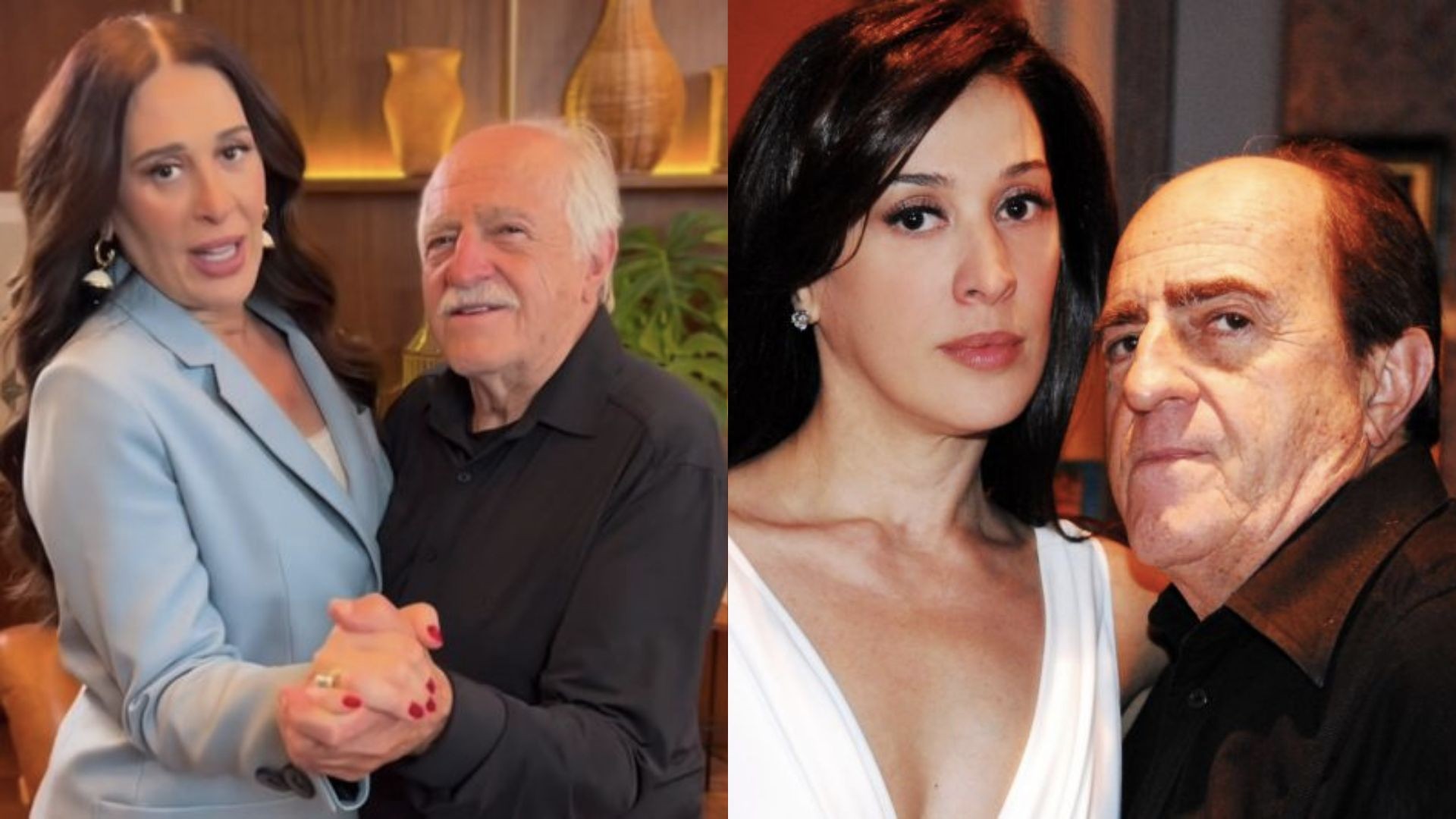 Claudia Raia e Ary Fontoura (Reprodução: Instagram/TV Globo)