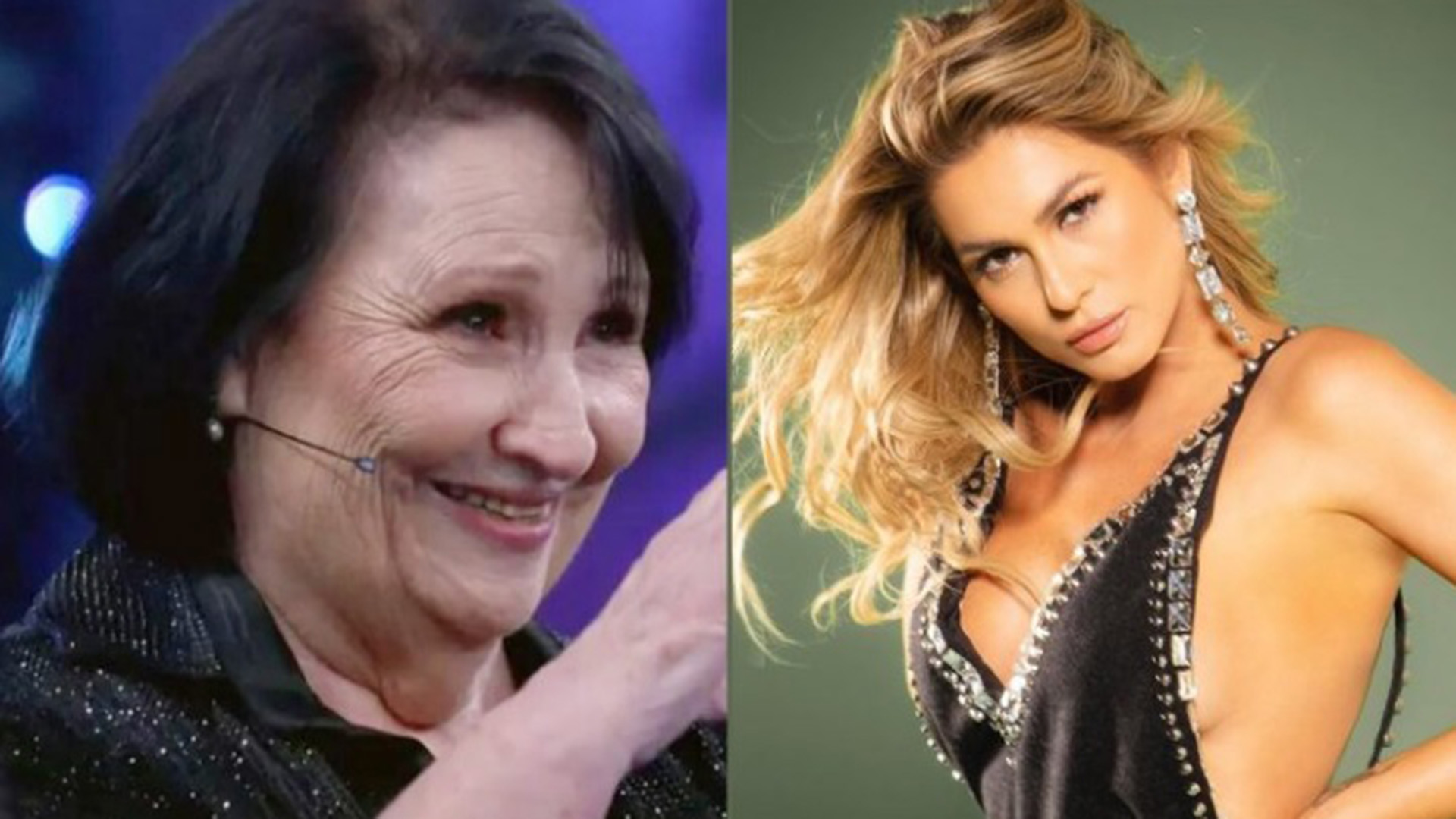 Lívia Andrade e Déa Lúcia (Reprodução/TV Globo)