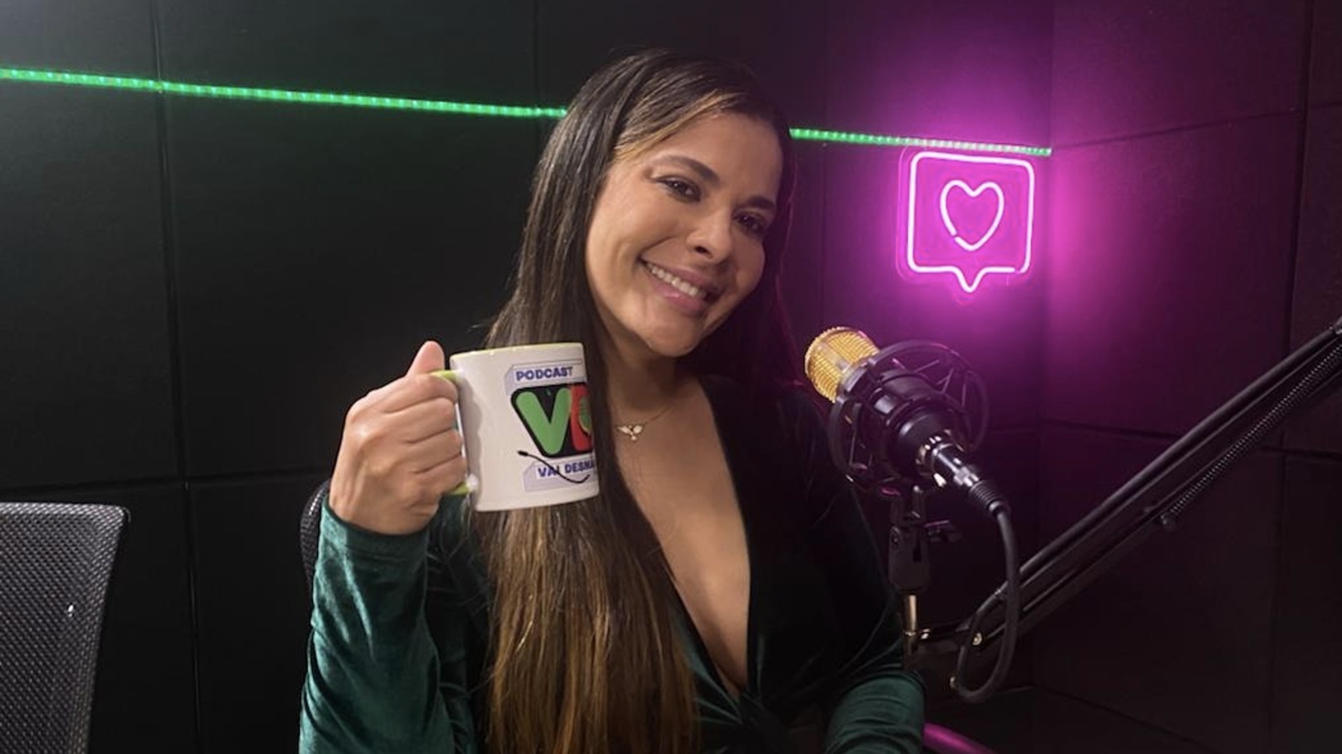 Gyselle Soares no podcast 'Vai Desmaiar' (Imagem/Reprodução)