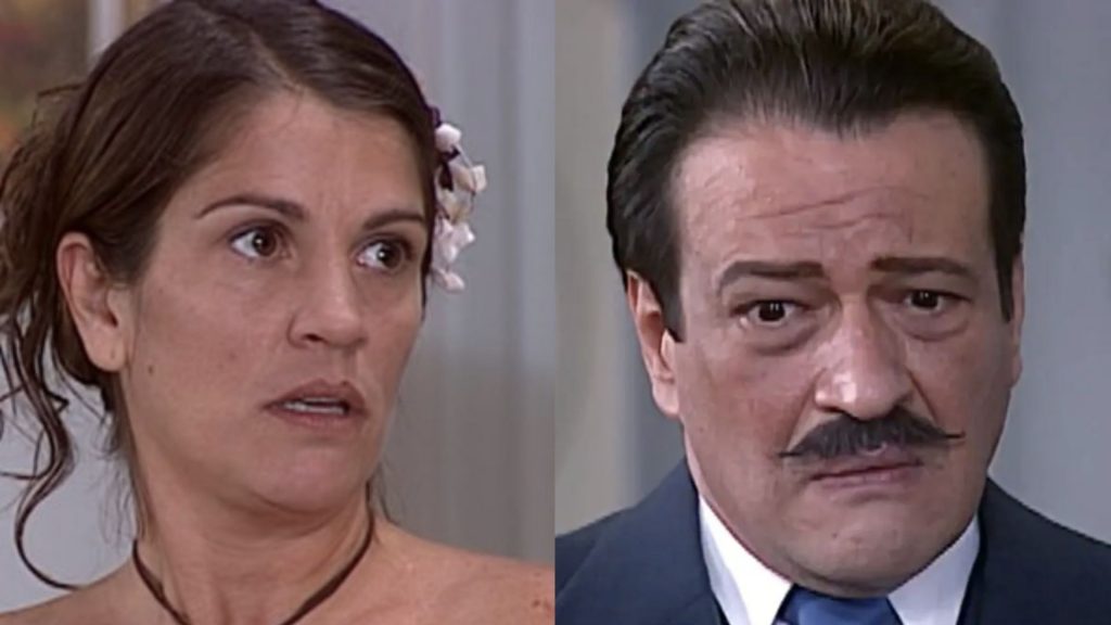 Joana e Batista em 'O Cravo e a Rosa' (Reprodução/TV Globo)