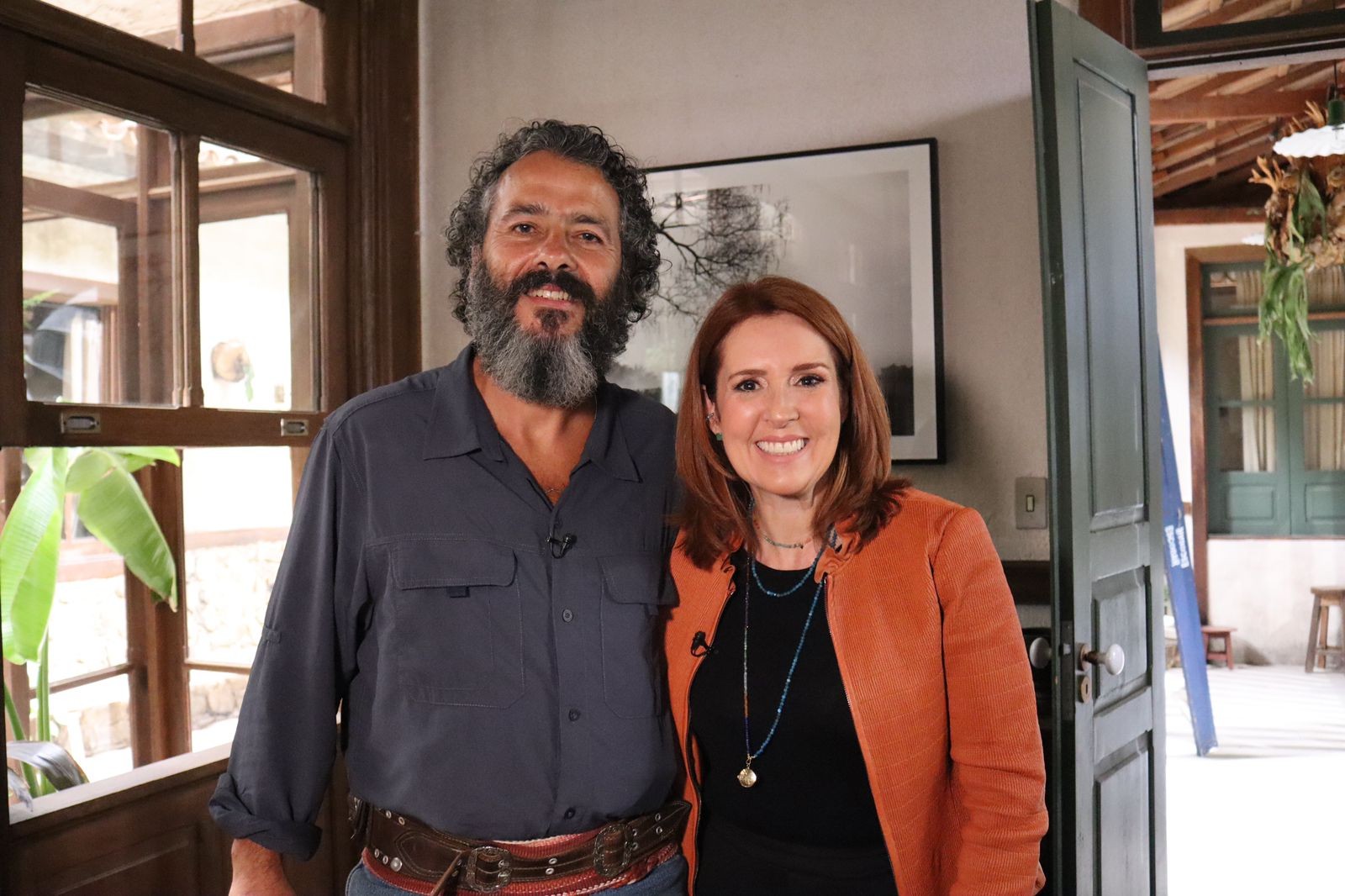 Marcos Palmeira e Renata Capucci (Créditos: Globo / Divulgação)