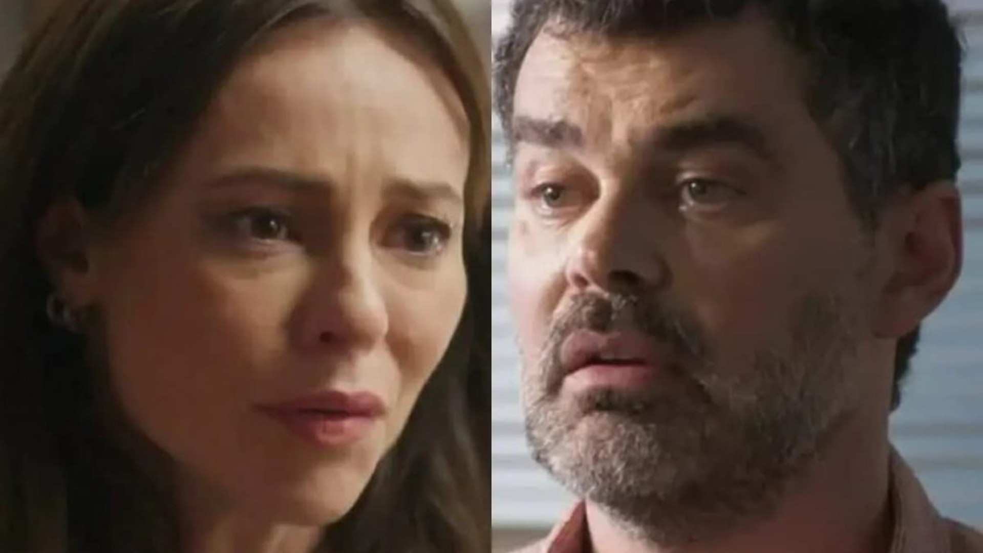 Pat (Paolla Oliveira) e Alfredo (Carmo Dalla Vecchia) em Cara e Coragem